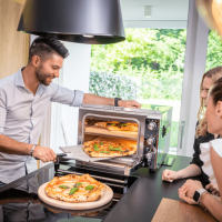 Effeuno Pizzaofen, Easy Pizza P234H 509°C Power inkl. 2 x Biscotto