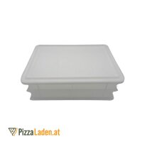 Pizzaballenbox Set - 2x Box + 1x Deckel, 40x30x7 cm, weiß