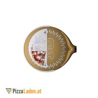 Cerutti Nr. "10" GOLD Pizzaschaufel – rund, Durchmesser 33 cm, 30 cm Stiellänge